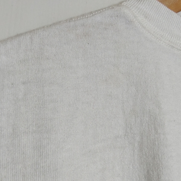 The Aussie T Company Vintage Heavy Cotton Recycle ♻️ Reuse White Graphic T-Shirt - Picture 8 of 9